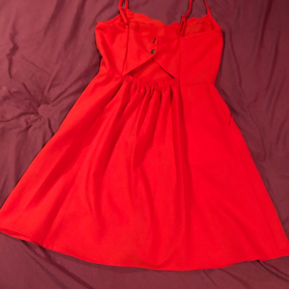 Red dress